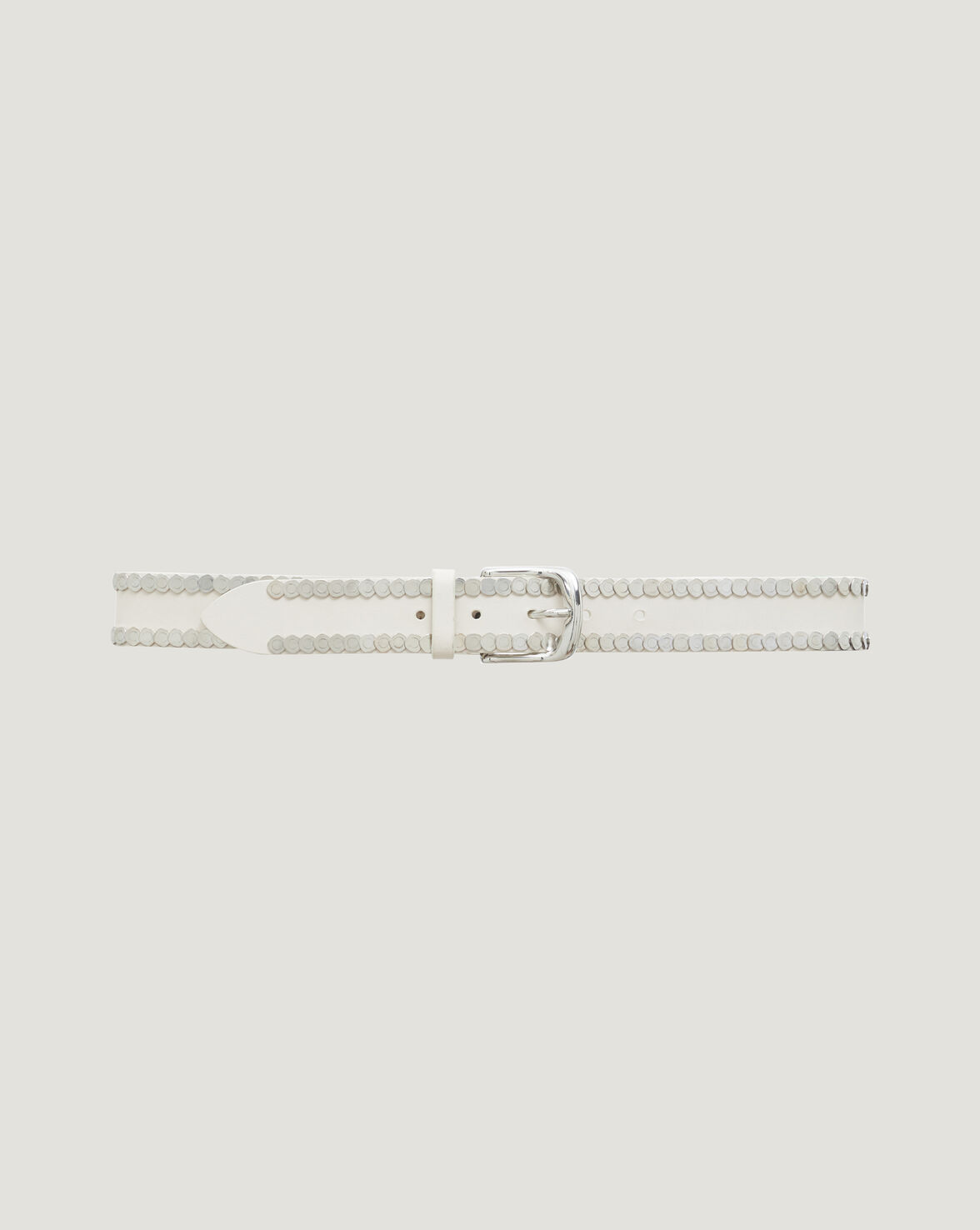 BHAKI SILVER COIN EMBELLISHED BELT image number null