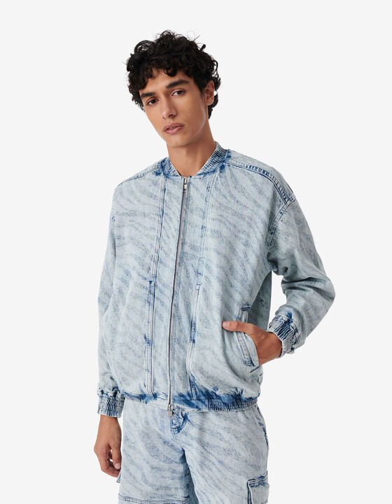 DENIM BOMBER