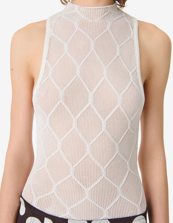 OPENWORK KNIT BODY