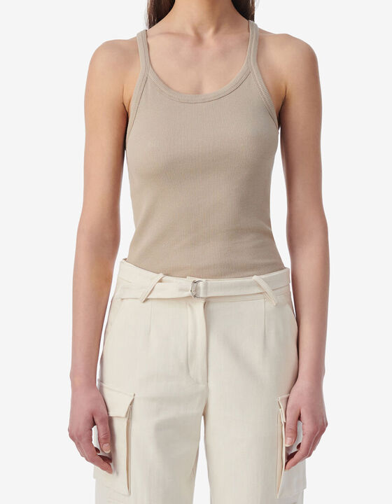RIBBED TANK TOP