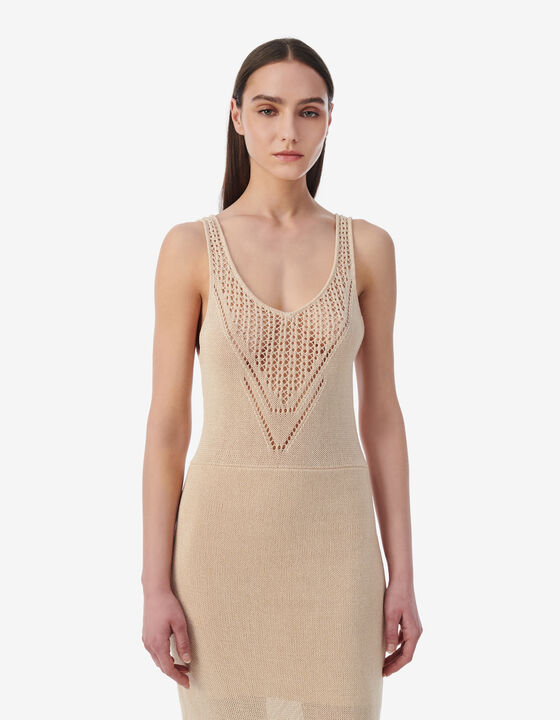 ROBE LONGUE EN MAILLE
