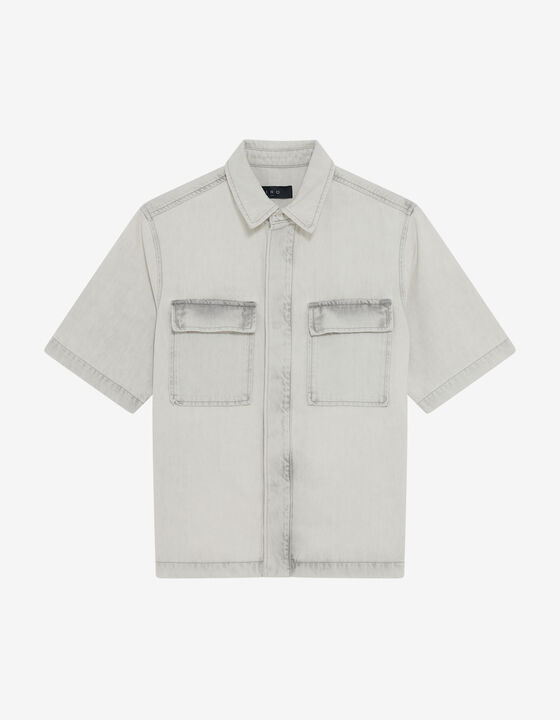 WASHED DENIM SHIRT