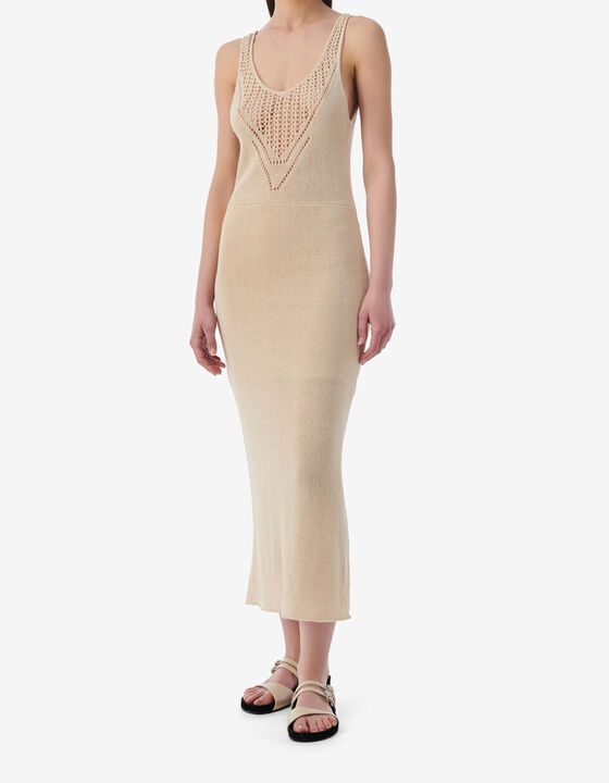 ROBE LONGUE EN MAILLE