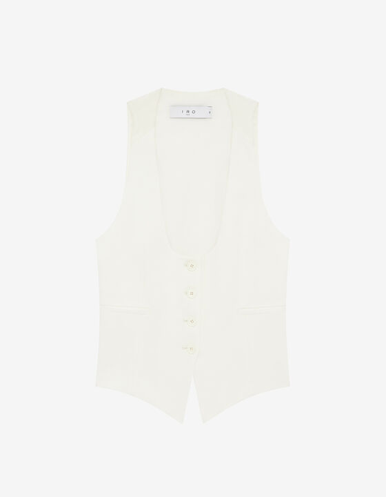 TWO-TONE TAILORED VEST