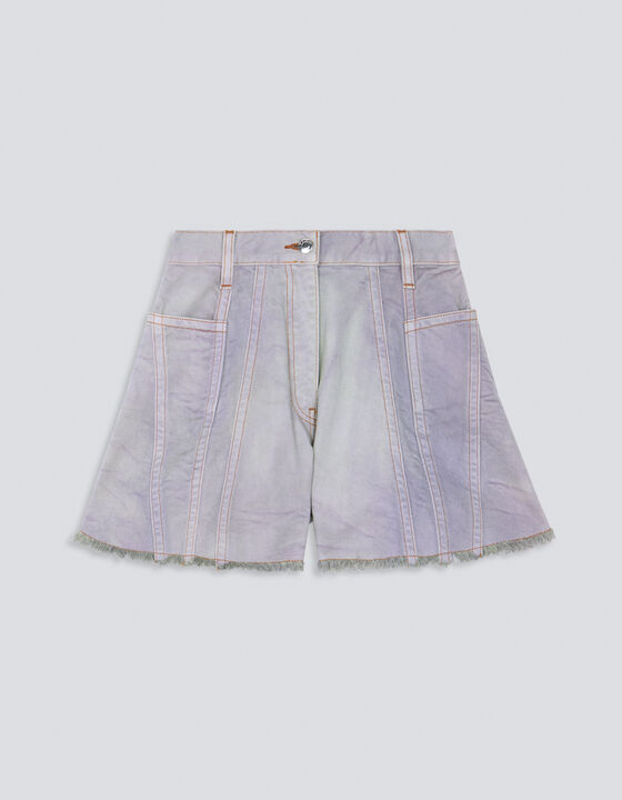 GATINE FADED DENIM SHORTS