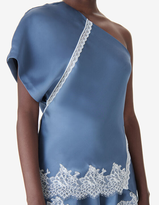 TOP ASYM&Eacute;TRIQUE SATIN&Eacute;