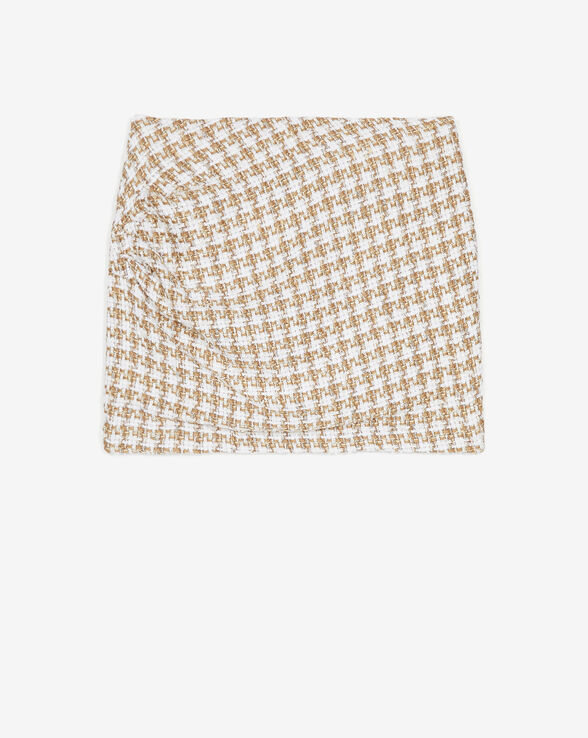 JUPE COURTE EN TWEED GARNA