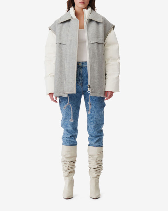 MANTEAU BI MATIÈRE FRIEDA