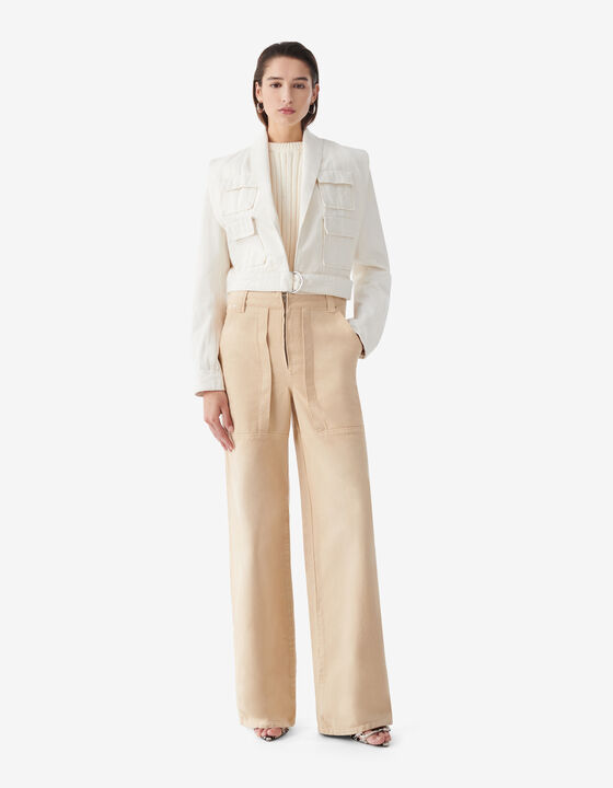 BELTED JACKET