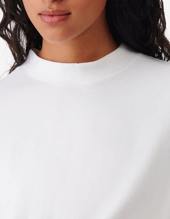 OVERSIZED PLEATED T-SHIRT