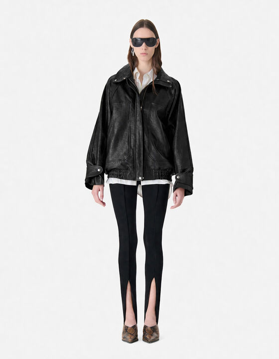 OVERSIZED LEATHER JACKET