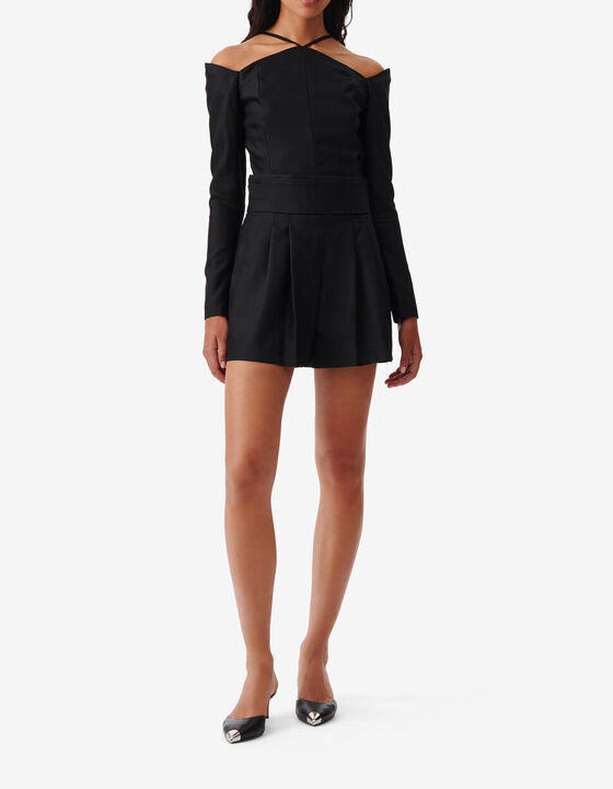 WOOL BLEND SHORTS