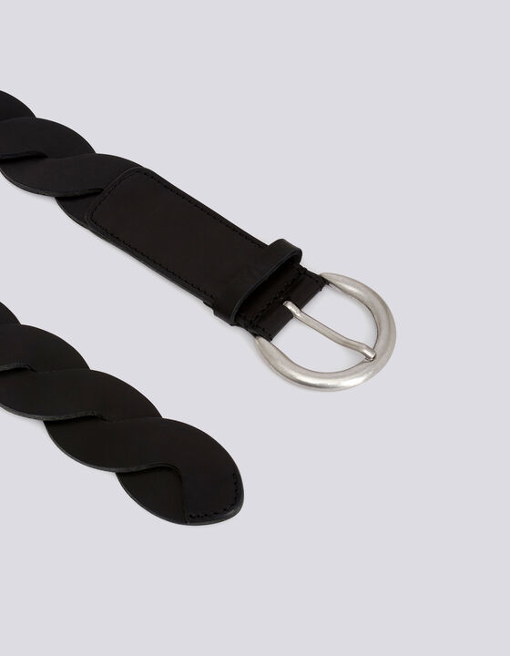 GOLAN BRAIDED SOFT LEATHER BELT