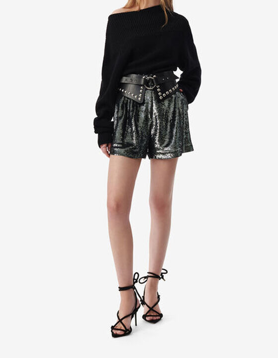SEQUIN SHORTS