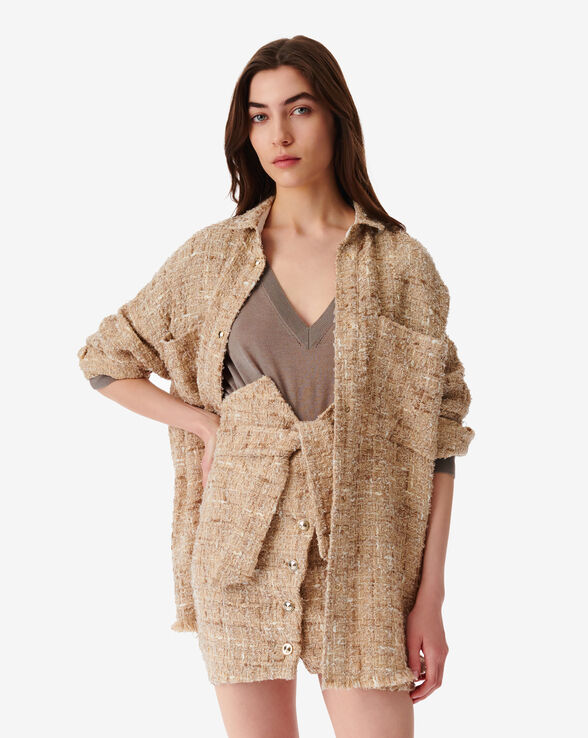 TIMERA LUREX TWEED OVERSHIRT