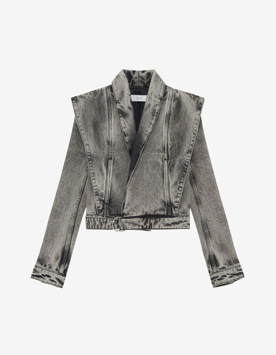 VESTE RACCOURCIE EN JEAN