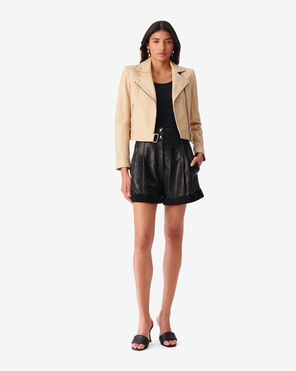 KOLMAR LEATHER BIKER JACKET