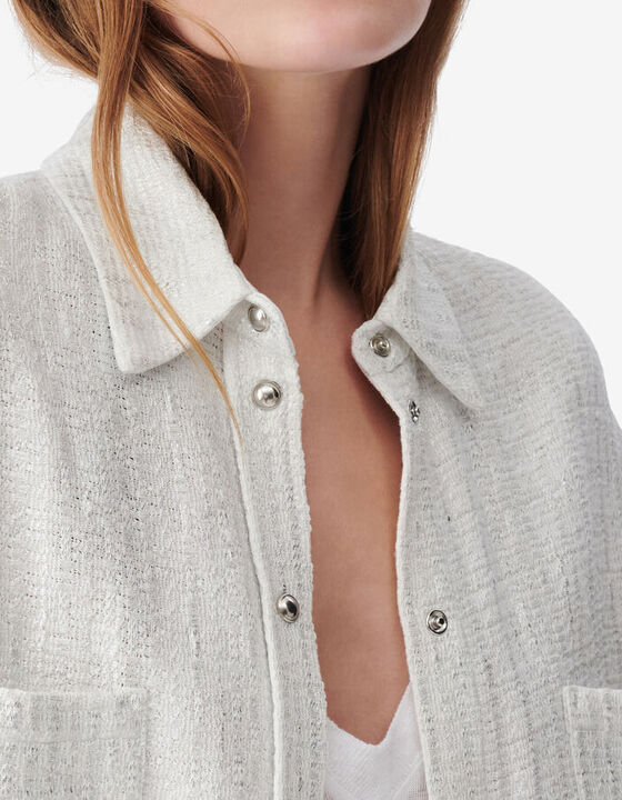 LUREX TWEED OVERSHIRT