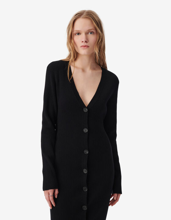 ROBE LONGUE CÔTELÉE