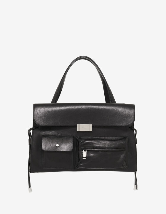 XL LEATHER SHOULDER BAG