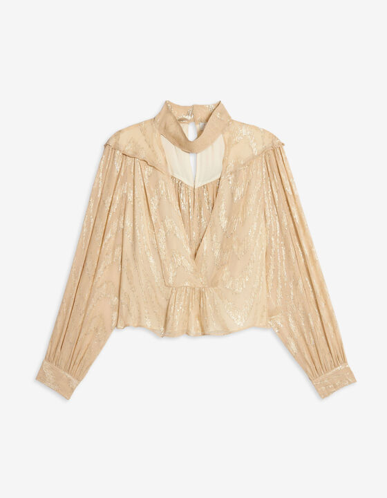 LILA CHOKER TOP