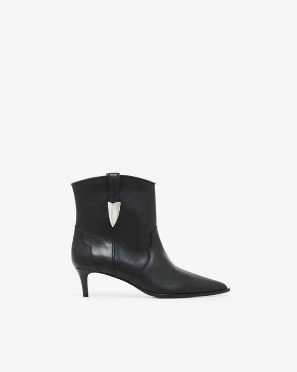OPALE LEATHER ANKLE BOOTS