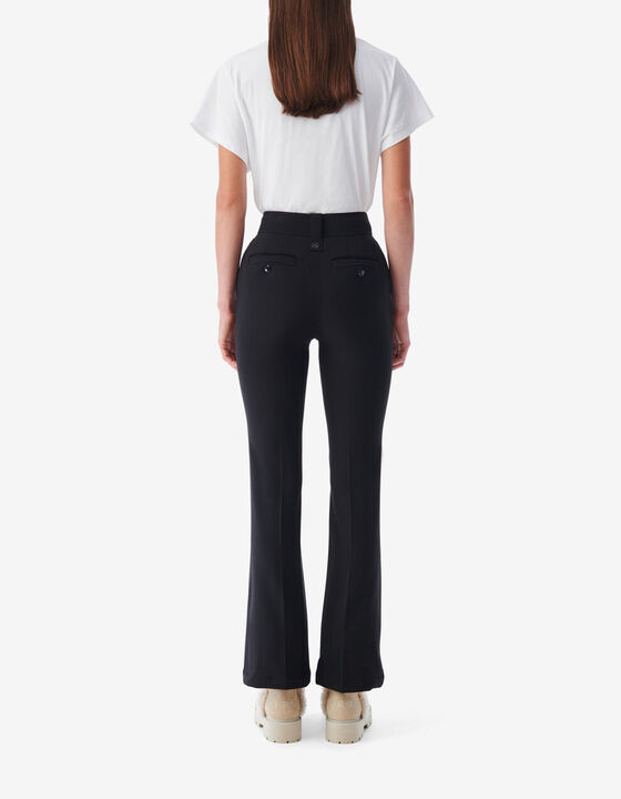 FLARED STRETCH PANTS