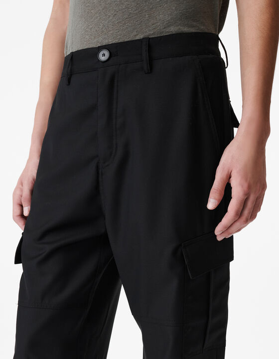 WOOL CARGO PANTS