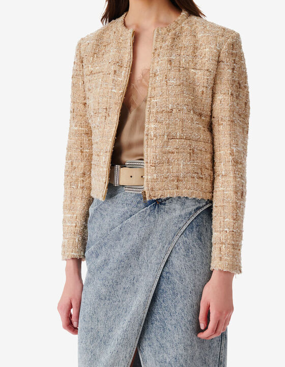 GOLD TWEED JACKET