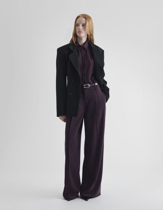 FLOWY PLEATED PANTS
