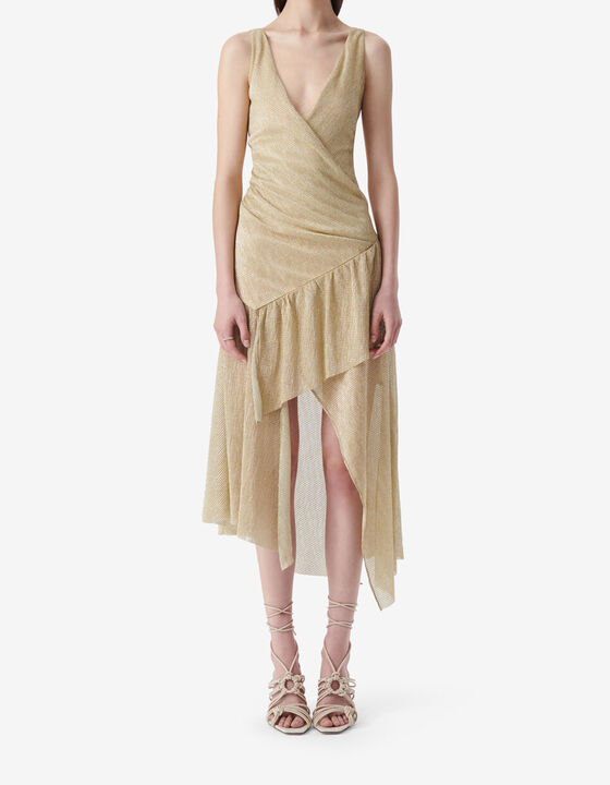 ROBE LONGUE ASYM&Eacute;TRIQUE