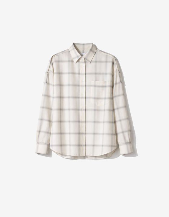 CHEMISE MANCHES LONGUES &Agrave; CARREAUX