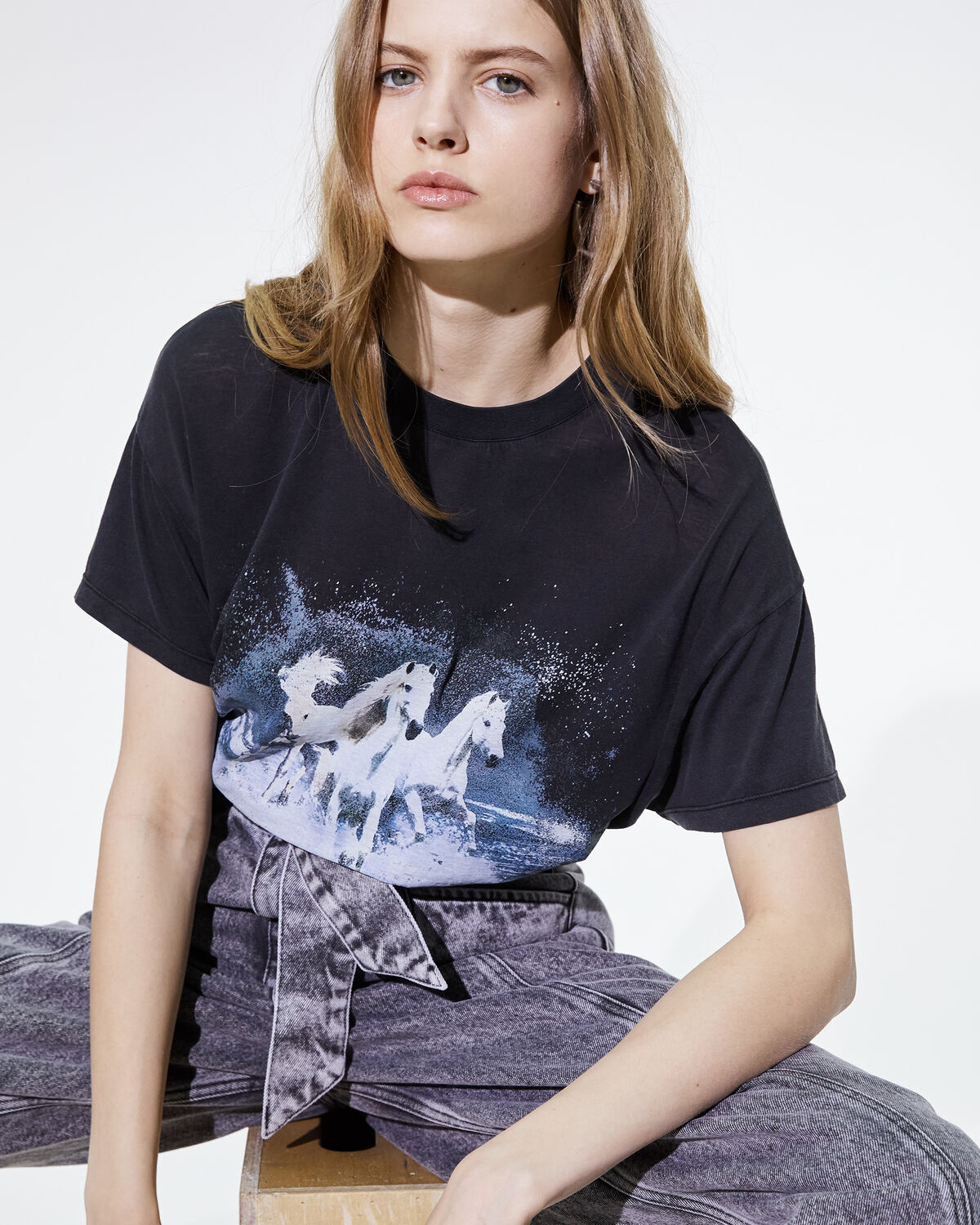 Like T-Shirt Used Black by IRO Paris