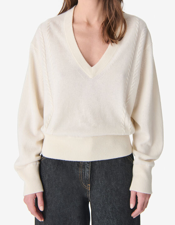 V-NECK CASHMERE SWEATER