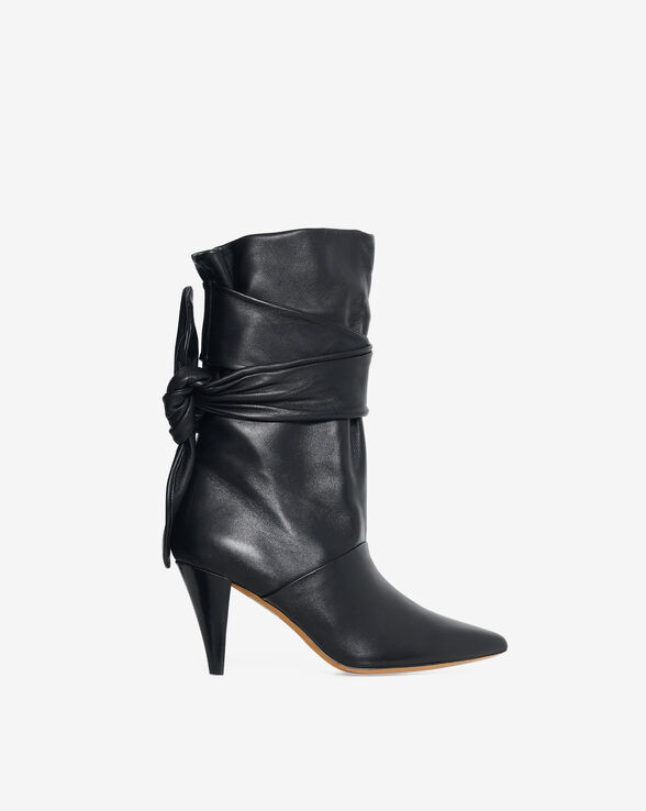 NORI LEATHER ANKLE BOOTS