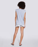 ELENA PADDED CREW NECK TANK TOP image number null