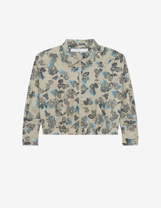 JACQUARD PRINT JACKET