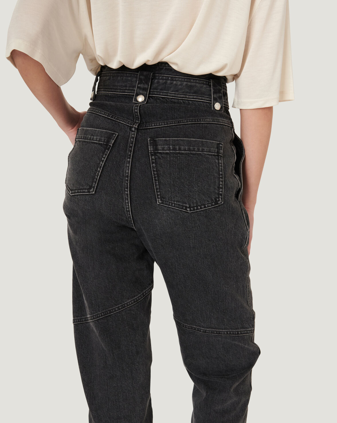 FOUDON RELAXED STRAIGHT LEG JEANS image number null