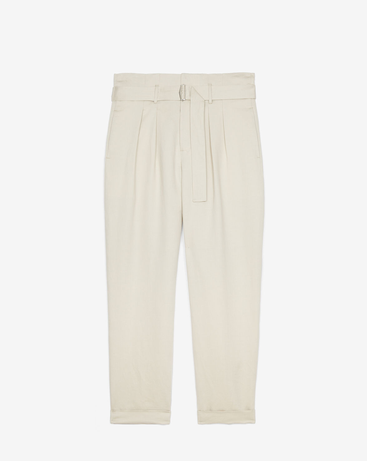 Iro Thimoty Belted Pants In Beige