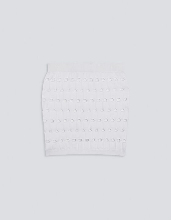 SPIRA POINTELLE KNIT SKIRT