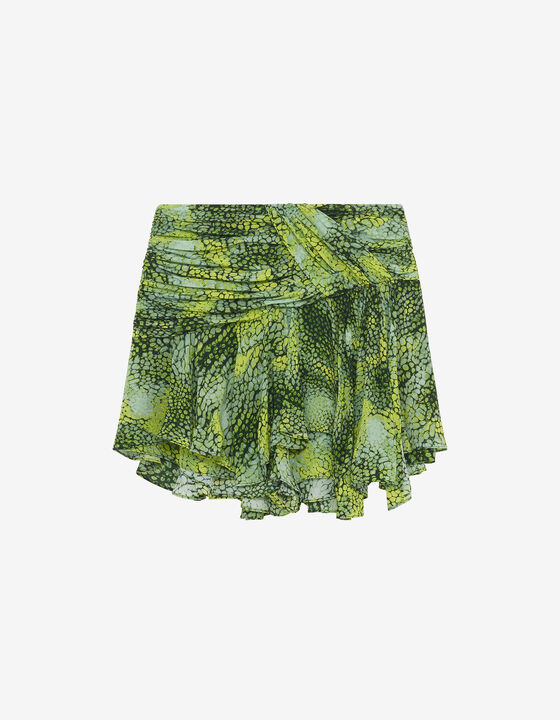 SHORT PRINT SKIRT