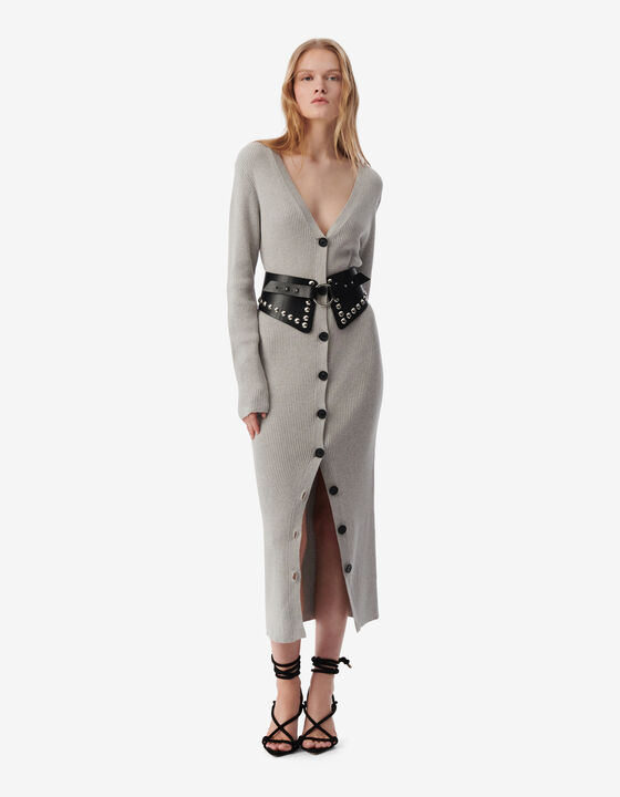 ROBE LONGUE CÔTELÉE