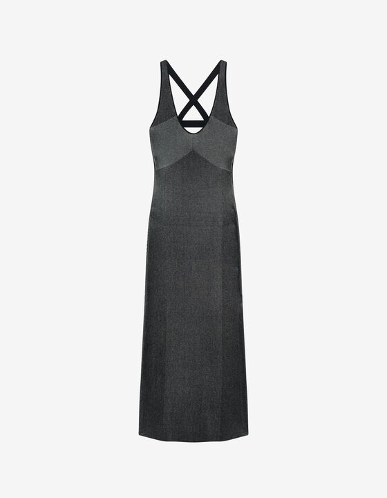CROSS BACK KNIT DRESS