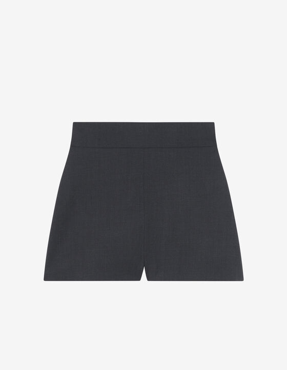 STRAIGHT-CUT HIGH-RISE SHORTS