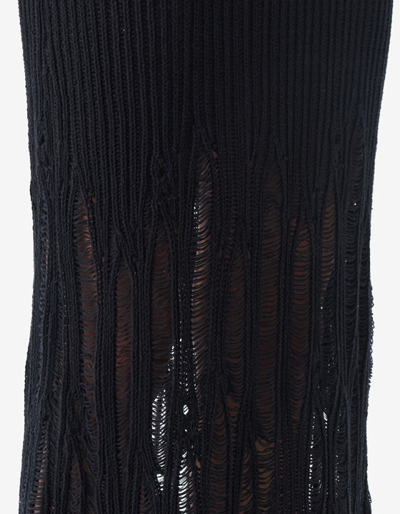 JUPE LONGUE EN MAILLE L&Acirc;CH&Eacute;E