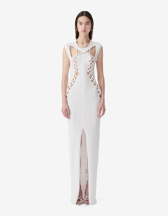 LONG RIBBED DRESS