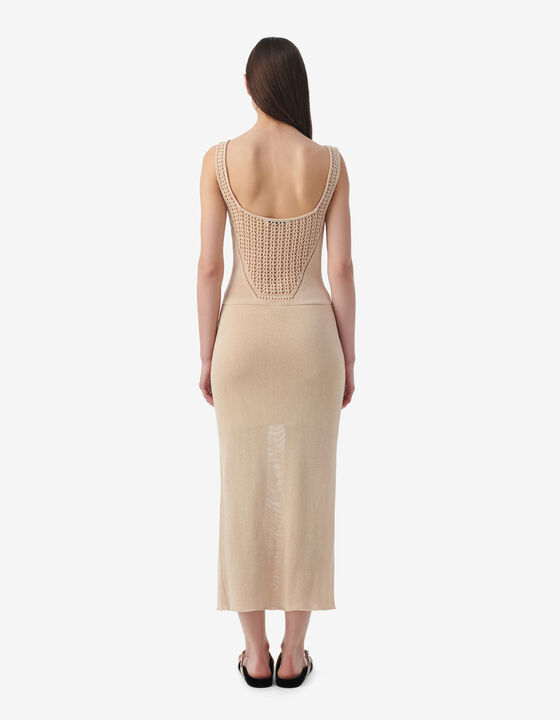 ROBE LONGUE EN MAILLE