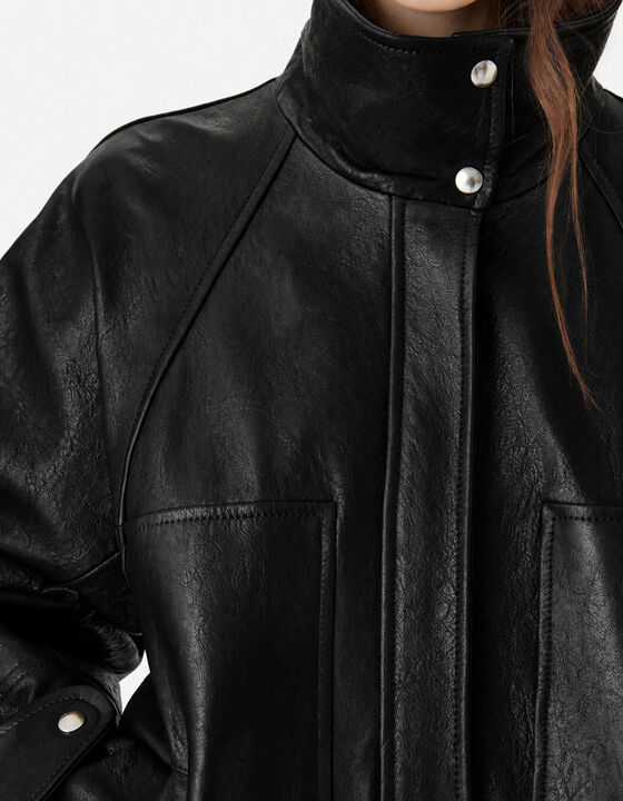 OVERSIZED LEATHER JACKET
