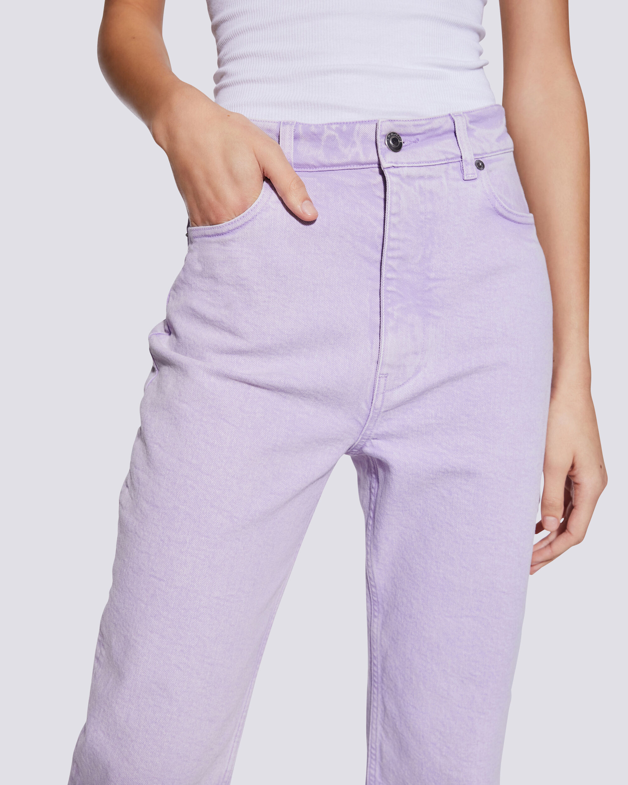 Purple straight leg jeans Clearance
