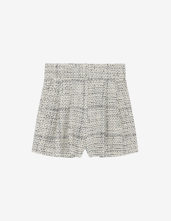 SHORT EN TWEED BICOLORE